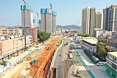 光明大街與荔林路 市政工程如火如荼，城市脈絡加速煥新